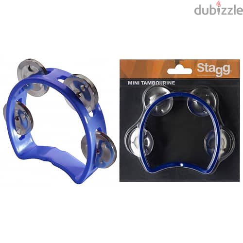 Stagg Mini Tambourine - Blue 0