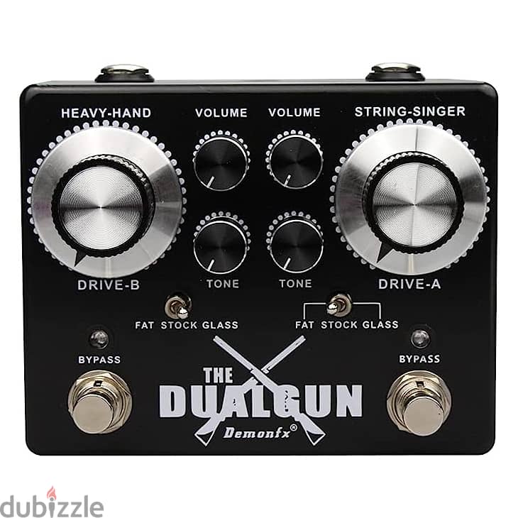 Demon-fx THE DUALGUN guitar Overdrive and distortion pedal 0