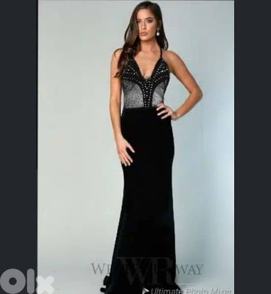 dŕess maxi long with tail s to xxL 6