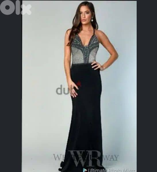 dŕess maxi long with tail s to xxL 10