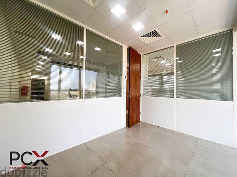 Office for Rent in Achrafieh | Partitioned | Open View | Accessible 0