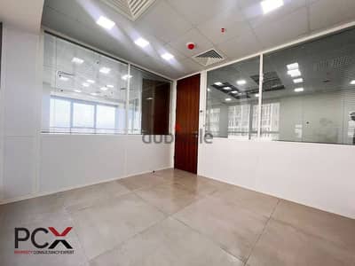 Office for Rent in Achrafieh | Partitioned | Open View | Accessible
