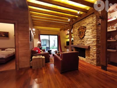 Furnished Chalet with Terrace for Rent in Faraya-Mzaar