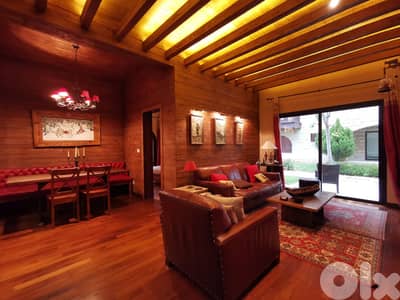 Furnished Chalet with Terrace for Rent in Faraya-Mzaar