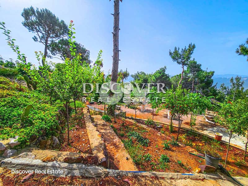 Private, Peaceful & Sensational Location Private land  in Baabdat 7
