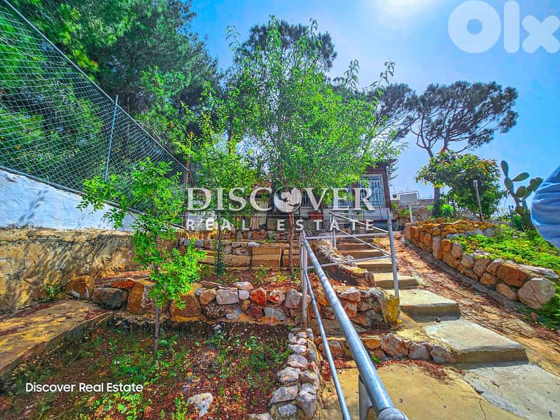 Private, Peaceful & Sensational Location Private land  in Baabdat 8