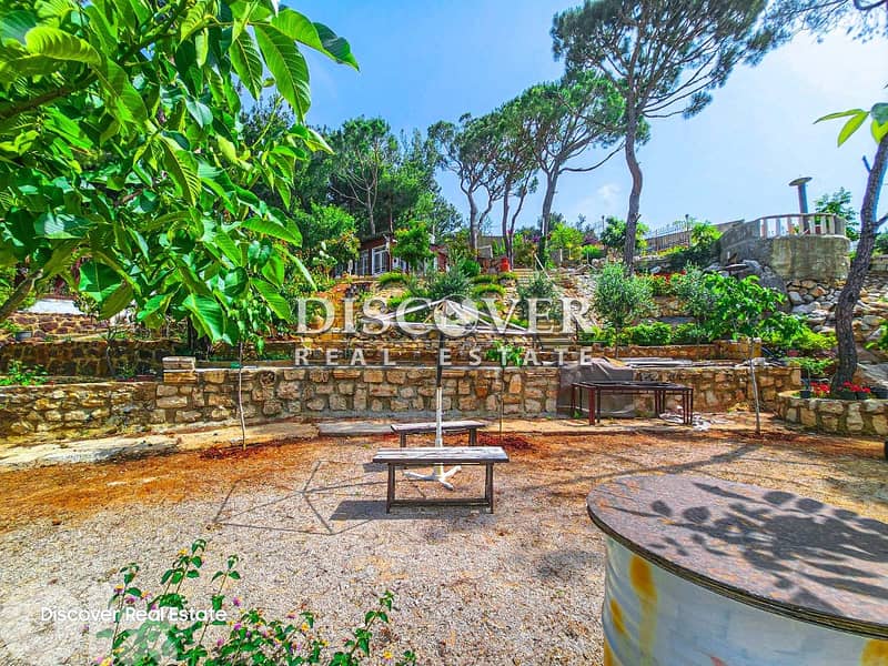 Private, Peaceful & Sensational Location Private land  in Baabdat 17