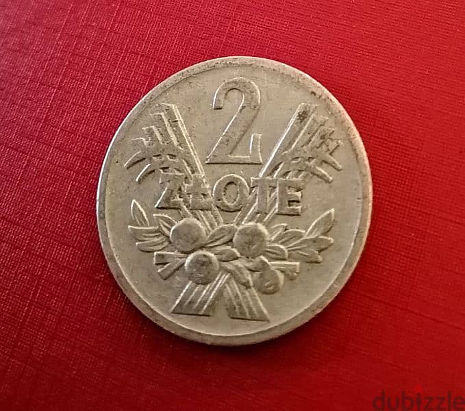 1960 Poland 2 Zlote Aluminum coin 0