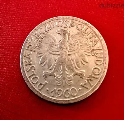 1960 Poland 2 Zlote Aluminum coin