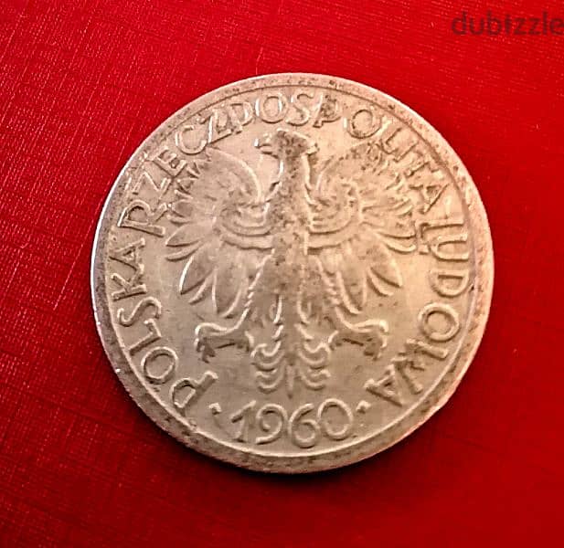 1960 Poland 2 Zlote Aluminum coin 1