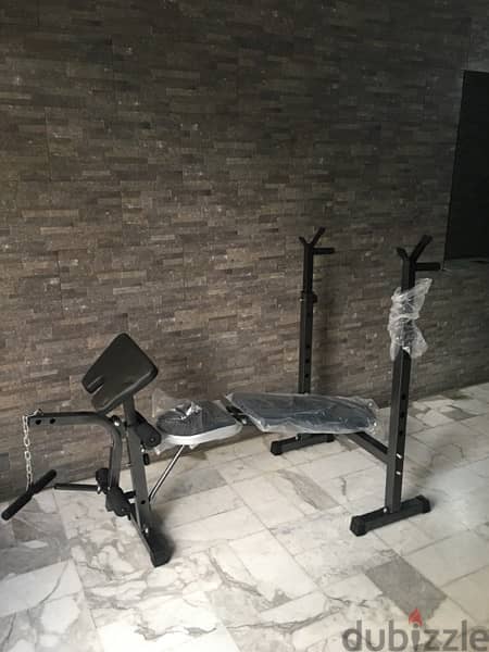 bench adjustable new with legs extension curl and biceps best quality 1