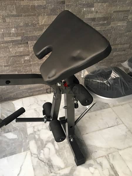 bench adjustable new with legs extension curl and biceps best quality 6