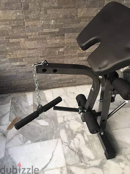 bench adjustable new with legs extension curl and biceps best quality 7