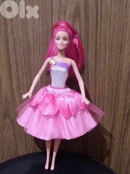 DREAMTOPIA RAINBOW COVE LIGHT UP PRINCESS Barbie doll+Magic Wind Voice 6