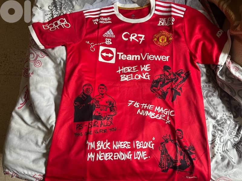 ronaldo CR7 Manchester United special edition adidas kit 0