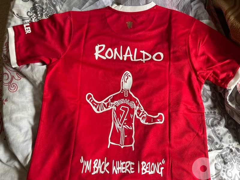 ronaldo CR7 Manchester United special edition adidas kit 2