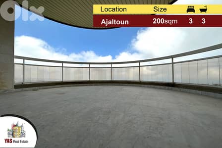 Ajaltoun 200m2 | Astonishing View | Super Luxury | Prime | Unique |