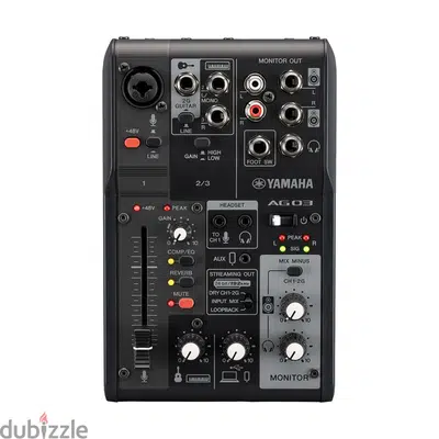 Yamaha AG03 Mk2 3-channel Mixer and USB Audio Interface