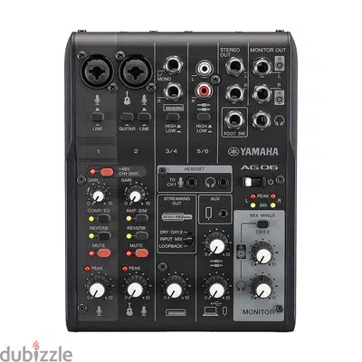 Yamaha AG06 Mk2 6-channel Mixer and USB Audio Interface
