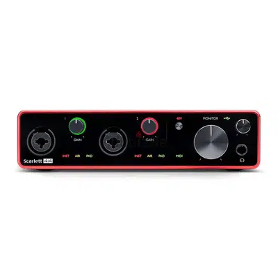 Focusrite Scarlett 4i4 3rd Gen USB Recording Interface