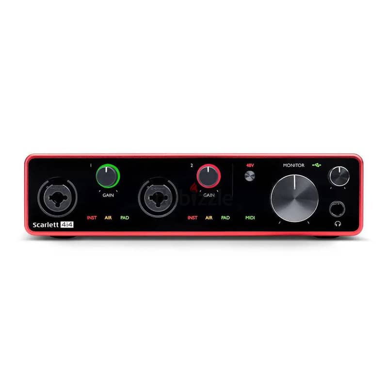 Focusrite Scarlett 4i4 3rd Gen USB Recording Interface 0