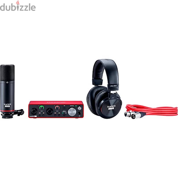 Focusrite Scarlett 2i2 Studio 3rd Gen Recording Bundle 1