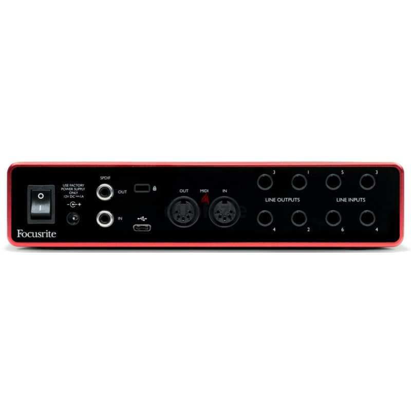 Focusrite Scarlett 8i6 3rd Gen USB Audio Interface 1