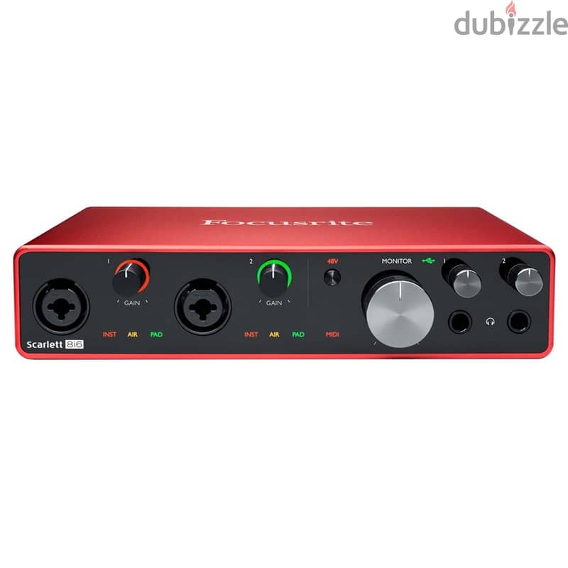Focusrite Scarlett 8i6 3rd Gen USB Audio Interface 2