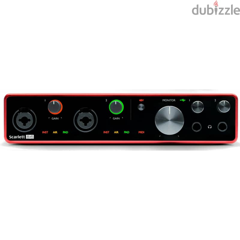 Focusrite Scarlett 8i6 3rd Gen USB Audio Interface 0