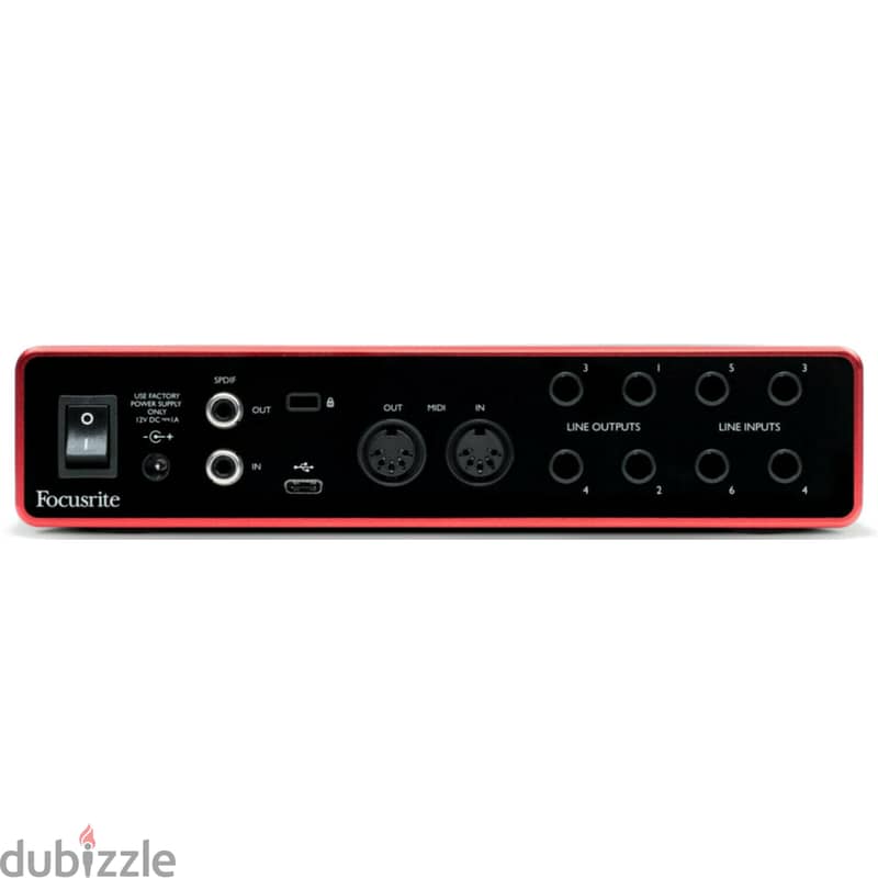 Focusrite Scarlett 8i6 3rd Gen USB Audio Interface 1