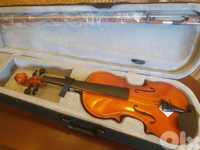 new violin 4/4 in box 1