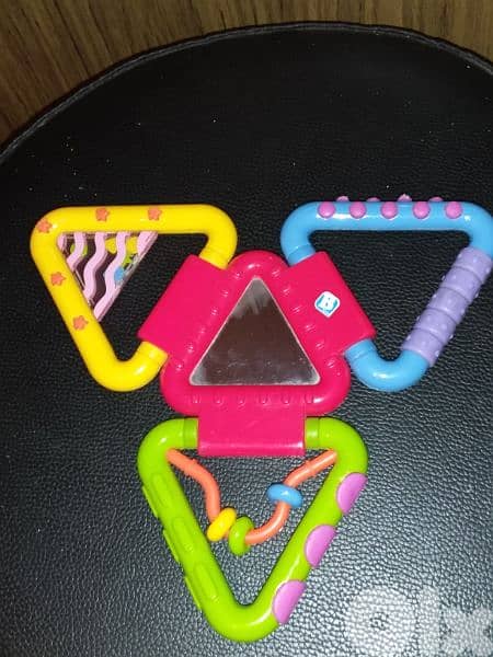 BLUE BOX BABY Colored Great Medium syze Toy 1 To 2 years Open parts 3