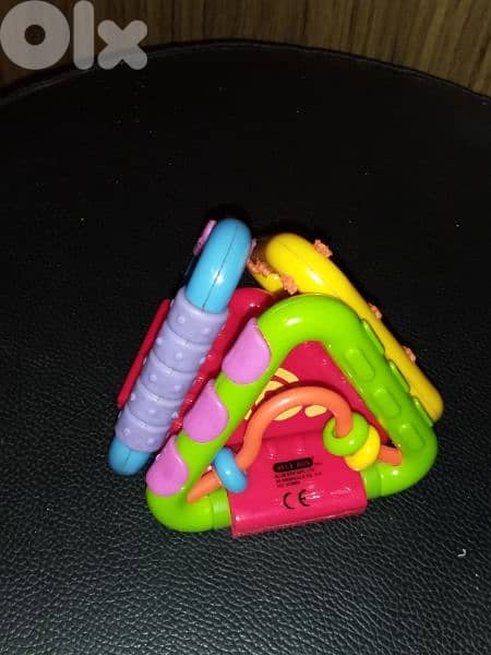 BLUE BOX BABY Colored Great Medium syze Toy 1 To 2 years Open parts 1