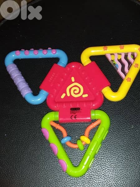 BLUE BOX BABY Colored Great Medium syze Toy 1 To 2 years Open parts 0
