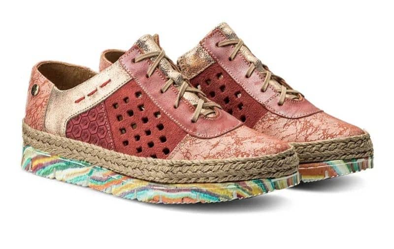 Maciejka espadrilles real leather shoes size 40 0