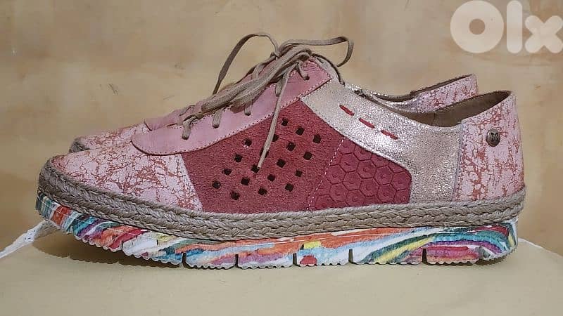 Maciejka espadrilles real leather shoes size 40 4