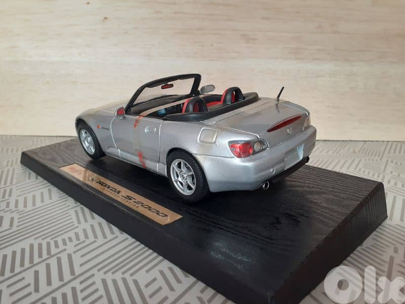 Honda S2000 diecast car model 1;18. 2
