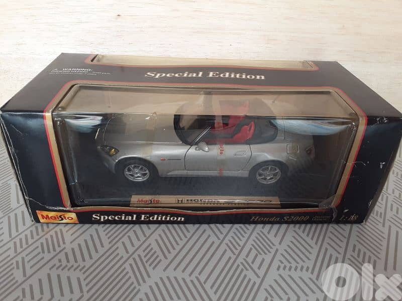 Honda S2000 diecast car model 1;18. 11