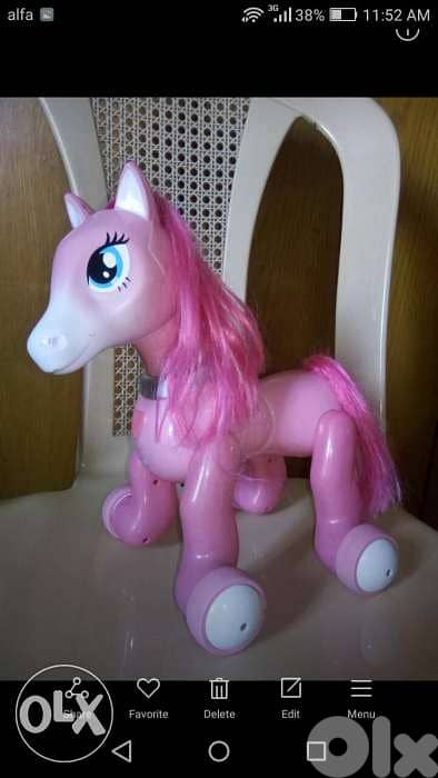 PONY BIG Horse mechanism+Voice+light without R/C Still Good Toy=16 0