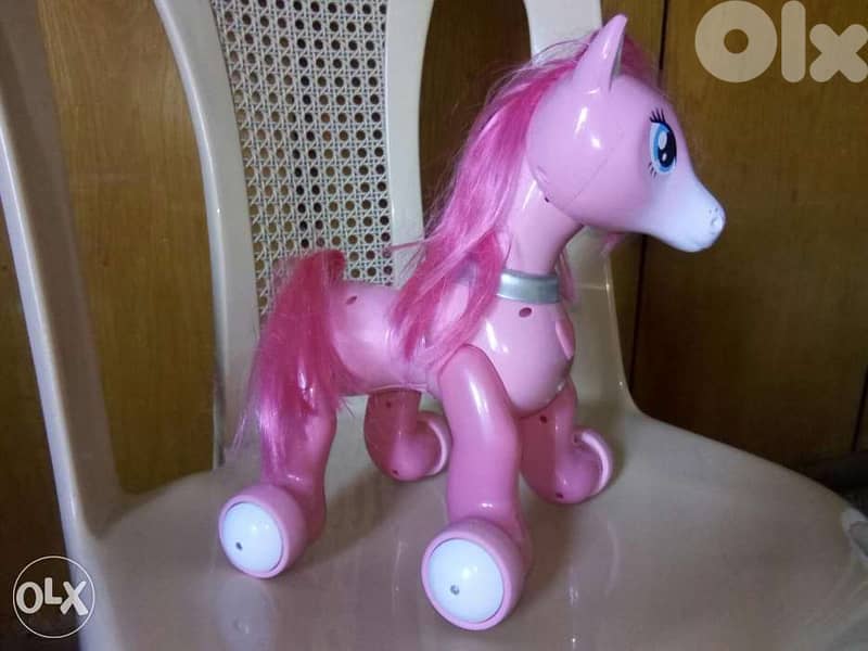 PONY BIG Horse mechanism+Voice+light without R/C Still Good Toy=16 4