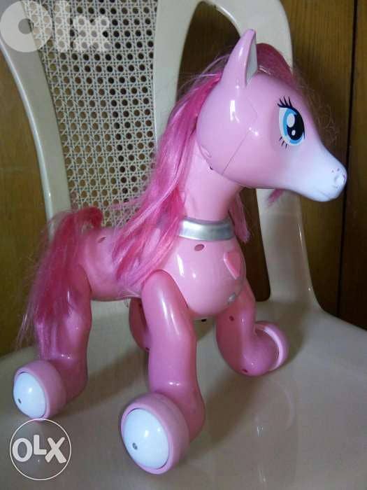 PONY BIG Horse mechanism+Voice+light without R/C Still Good Toy=16 1