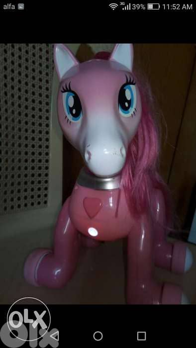 PONY BIG Horse mechanism+Voice+light without R/C Still Good Toy=16 5