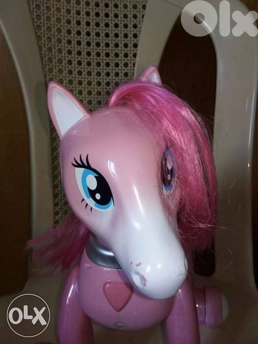 PONY BIG Horse mechanism+Voice+light without R/C Still Good Toy=16 2
