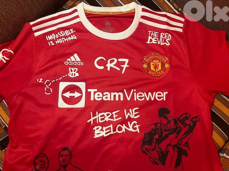 manchester united 2022 cr7 home adidas jersey ronaldo special edition 0