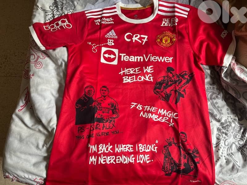 manchester united 2022 cr7 home adidas jersey ronaldo special edition 4