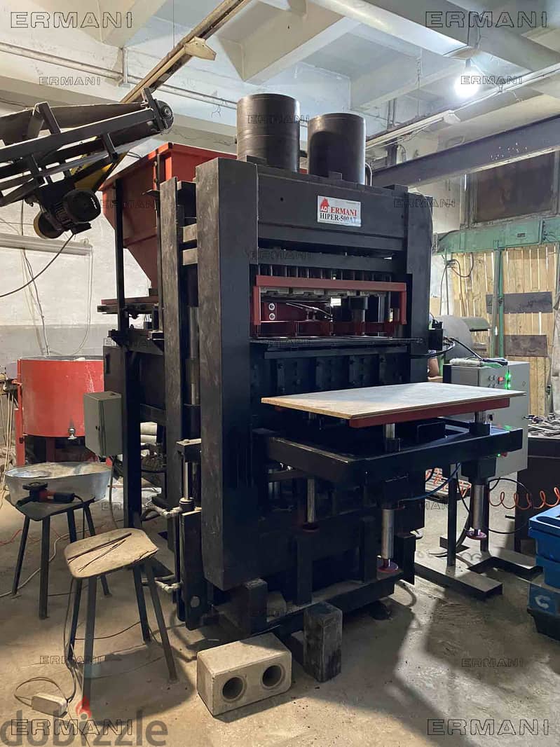 Hiper-500AT - press for block, brick, paving. In STOCK! 2