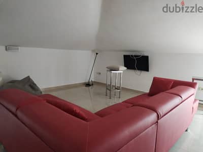L12336-Duplex with 185 SQM Roof & Sea View for Sale in Jounieh