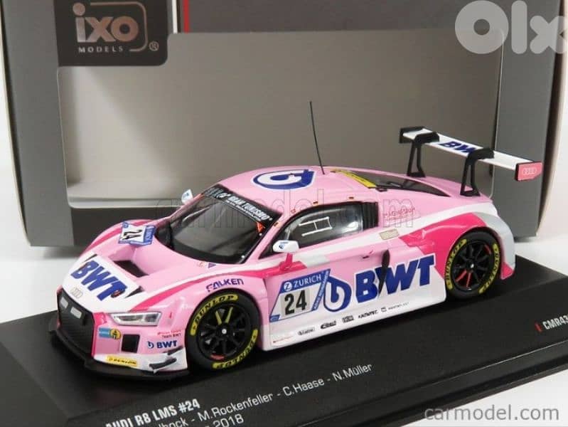 Audi R8 LMS 2018 diecast car model 1;43. 0