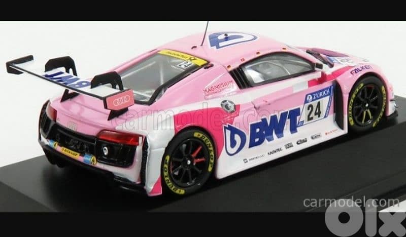 Audi R8 LMS 2018 diecast car model 1;43. 5