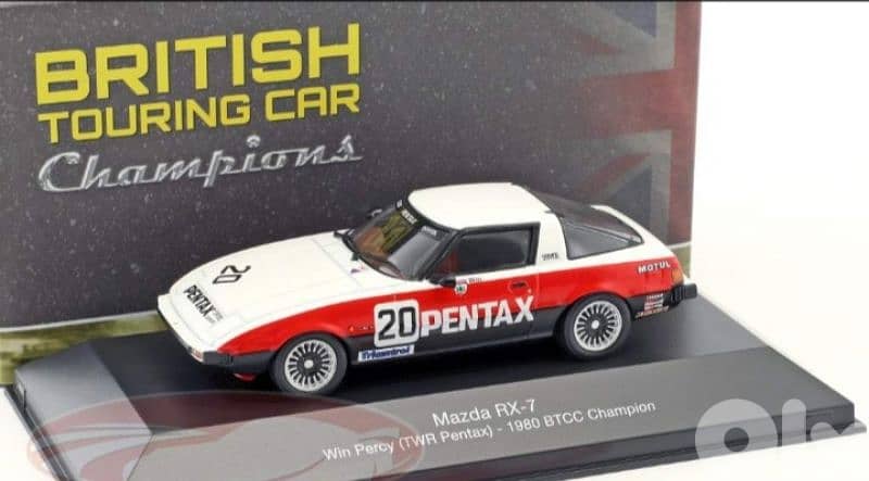 Mazda RX-7 (BTCC 1980) diecast car model 1;43. 0